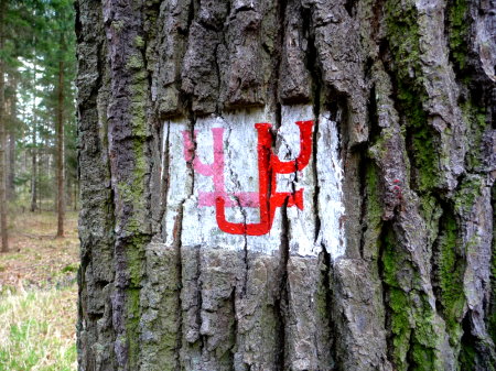 Wegezeichen Ochsenkopf