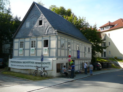 Gut vorbereitet für den Tag des offenen Denkmals präsentierte sich das Fachwerkhaus Pfarrgasse 1a
