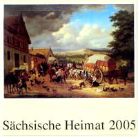 Kalender 2005 – Titelbild: Sorbische Schankwirtschaft mit Blick auf den Czorneboh, um 1840, Ölgemälde, Johann Anton Castell (1810–1867) Kalender 2005 – Titelbild: Sorbische Schankwirtschaft mit Blick auf den Czorneboh, um 1840, Ölgemälde, Johann Anton Castell (1810–1867)
