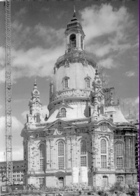 Die wiederentstandene Frauenkirche in Dresden