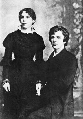 Gerhart Hauptmann und Marie Thienemann im Jahre 1881