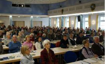 Veranstaltungssaal in der Blauen Kugel in Cunewalde