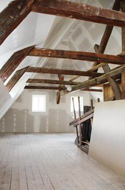 Ertüchtigung Dachgeschoss, Bauarbeiten abgeschlossen