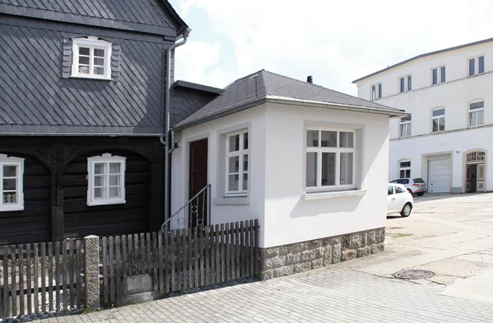 Pförtnerhaus, Bauarbeiten abgeschlossen