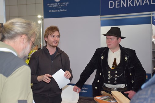 Denkmalmesse 2024 Denkmalnetz Sachsen, Gespräche, Foto: Andreas Krause