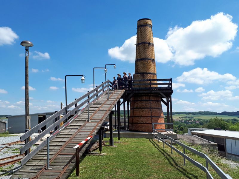 Ofen 5 des ehemaligen Kalkwerks Borna (B. Scholze). 